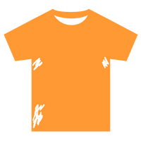 t-shirt icon with stains in the arm pit and bottom area